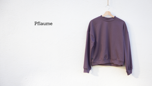 Oversized Sweater aus Sweatstoff
