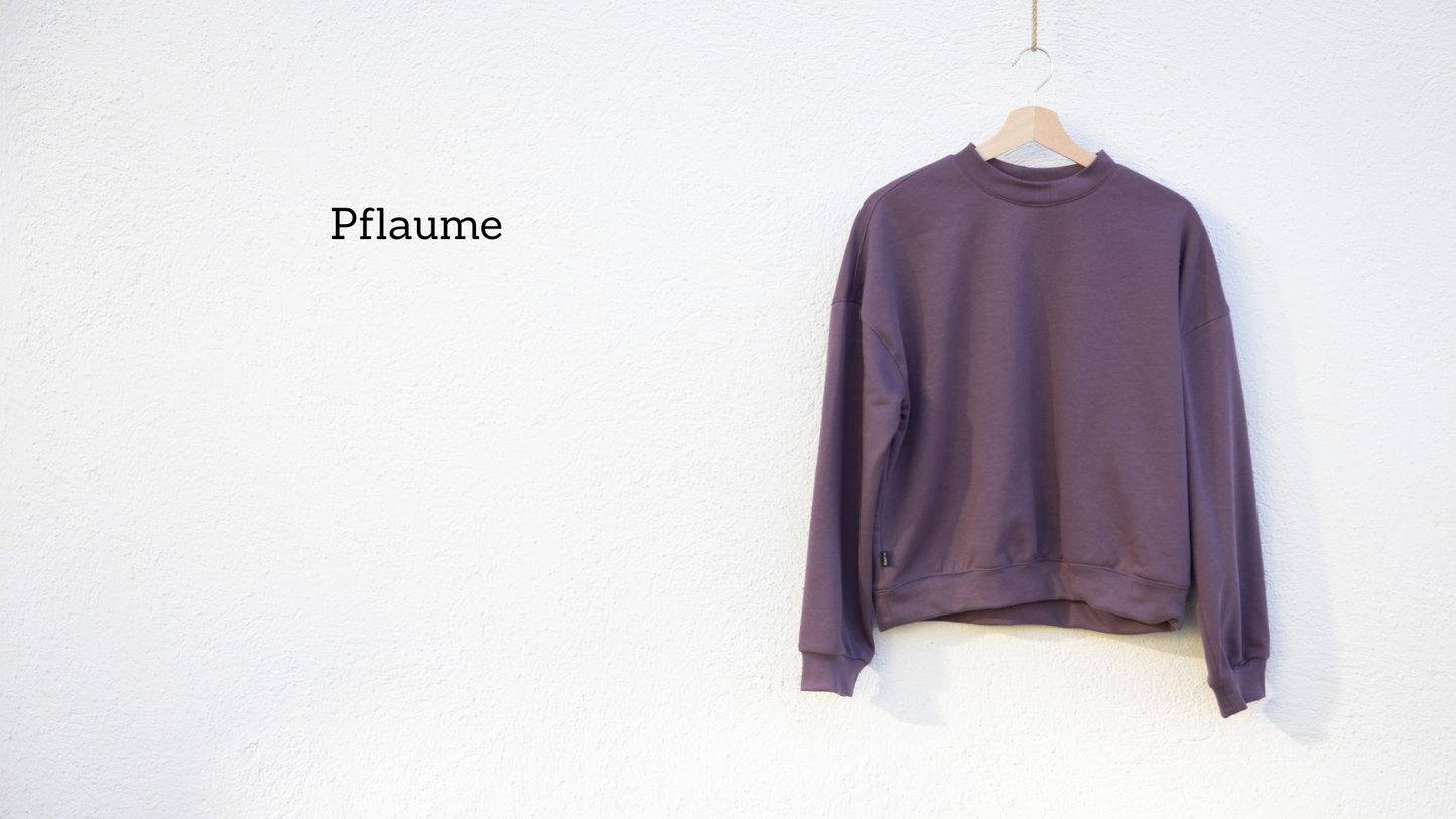 Oversized Sweater aus Sweatstoff