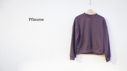 Oversized Sweater aus Sweatstoff