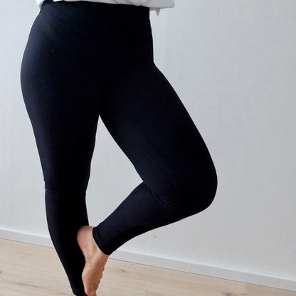 Sportleggins aus Rippstoff- alltagstauglich, atmungsaktiv, kombinierbar