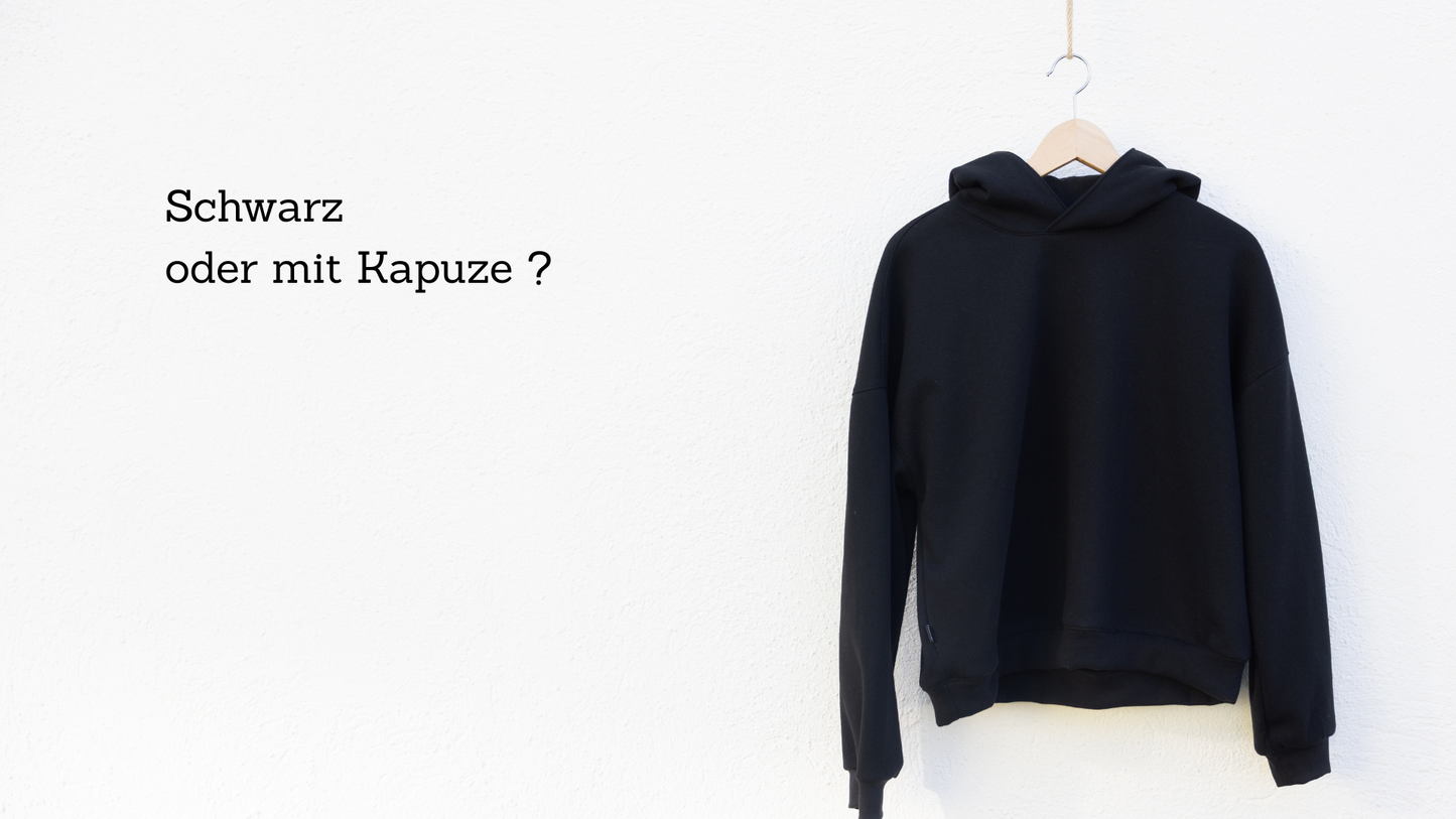 Oversized Sweater aus Sweatstoff