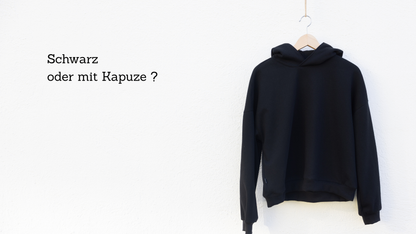 Oversized Sweater aus Sweatstoff