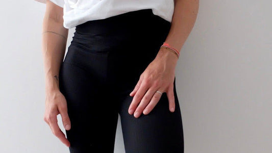 Sportleggins aus Rippstoff- alltagstauglich, atmungsaktiv, kombinierbar