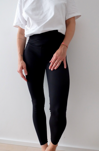 Sportleggins aus Rippstoff- alltagstauglich, atmungsaktiv, kombinierbar