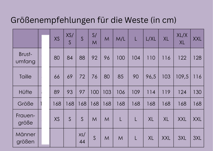 Oversized Weste -           gemütlich, stylisch, individuell
